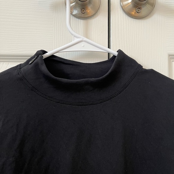 Lululemon Black Running Mock Neck Long Sleeve Size 8 - Picture 2 of 8
